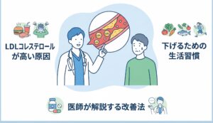 LDLコレステロールが高いと言われたときの対処法