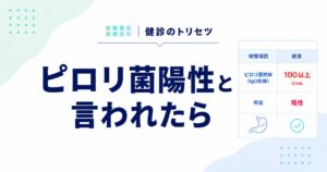 ピロリ菌陽性と言われたときの受診の目安と検査の流れ